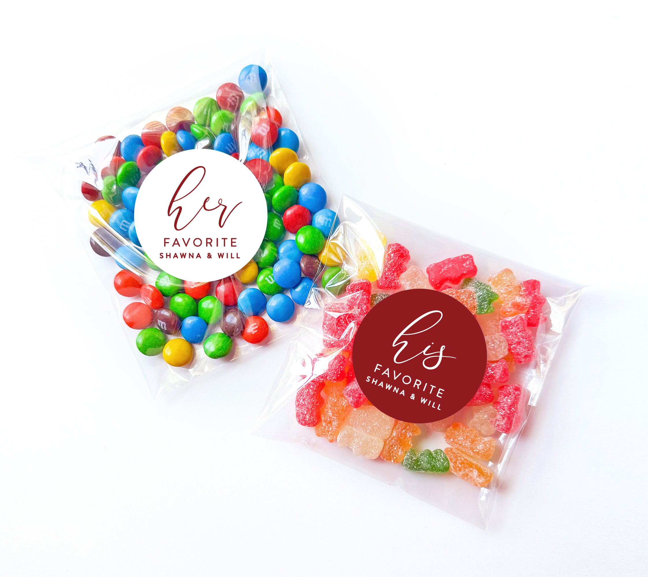 Favor Bags – His & Hers
