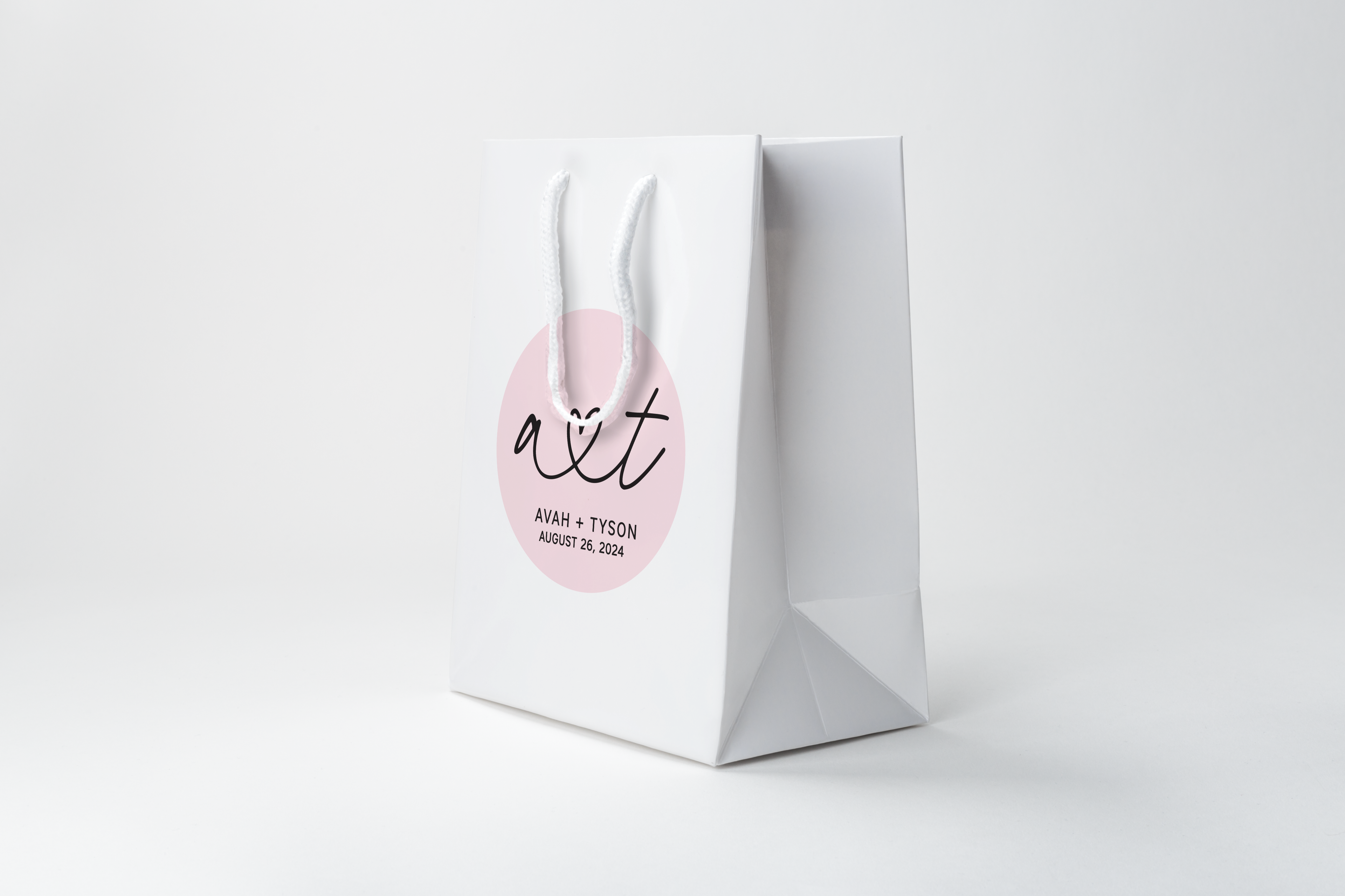 Gift Bag – Heart Initials