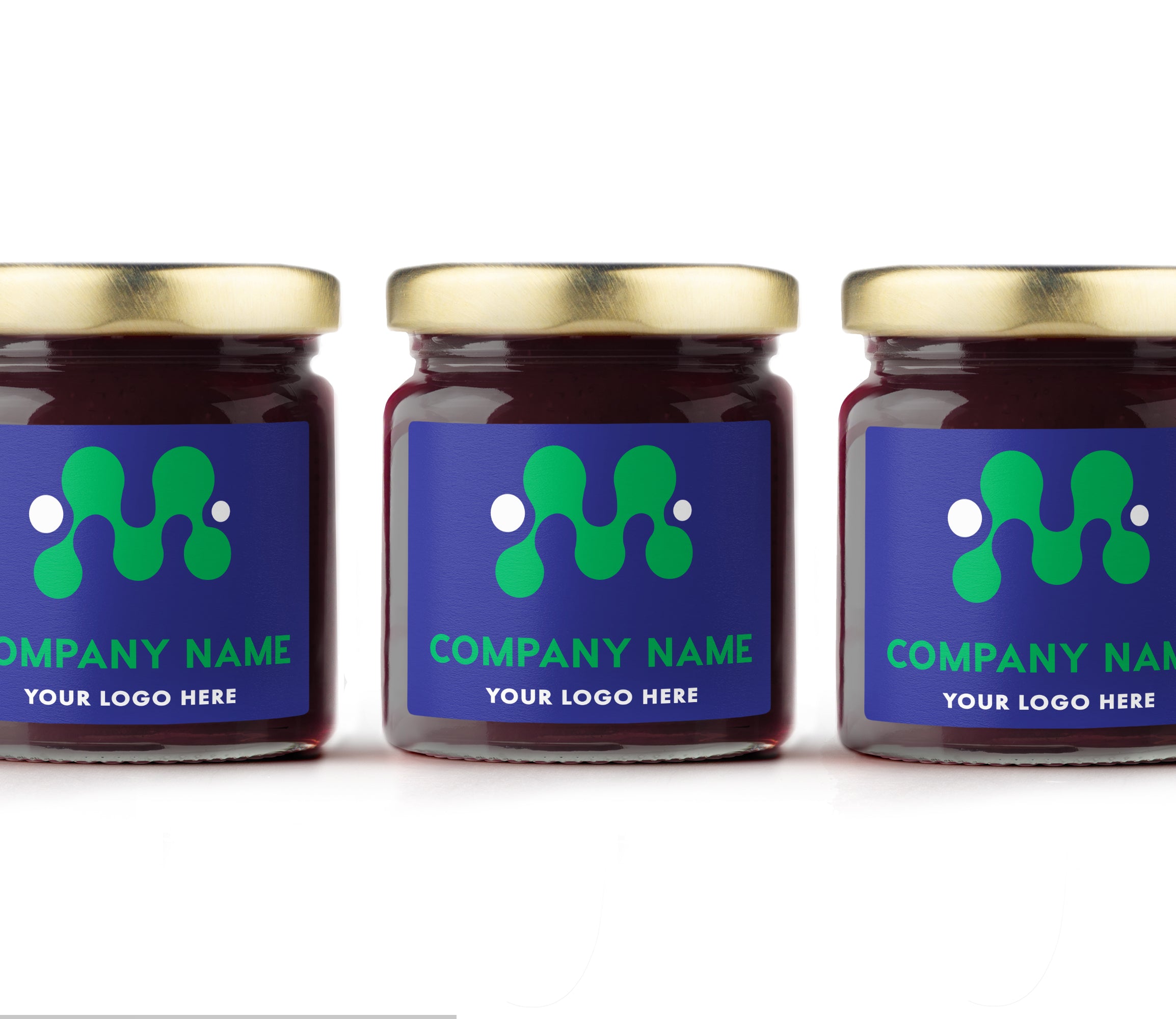 Blueberry Jam - Custom Logo