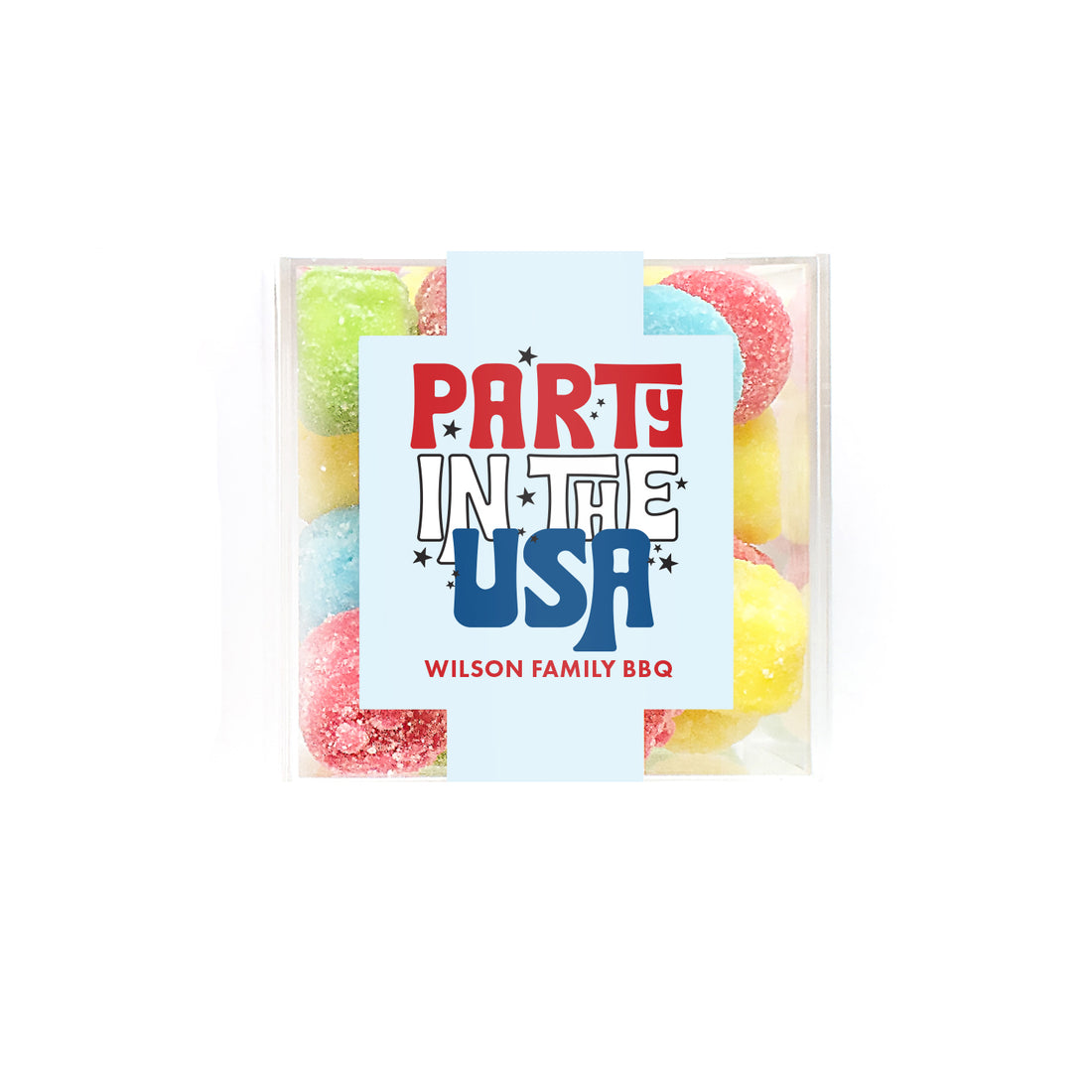 Clear Cubes – Party Blue