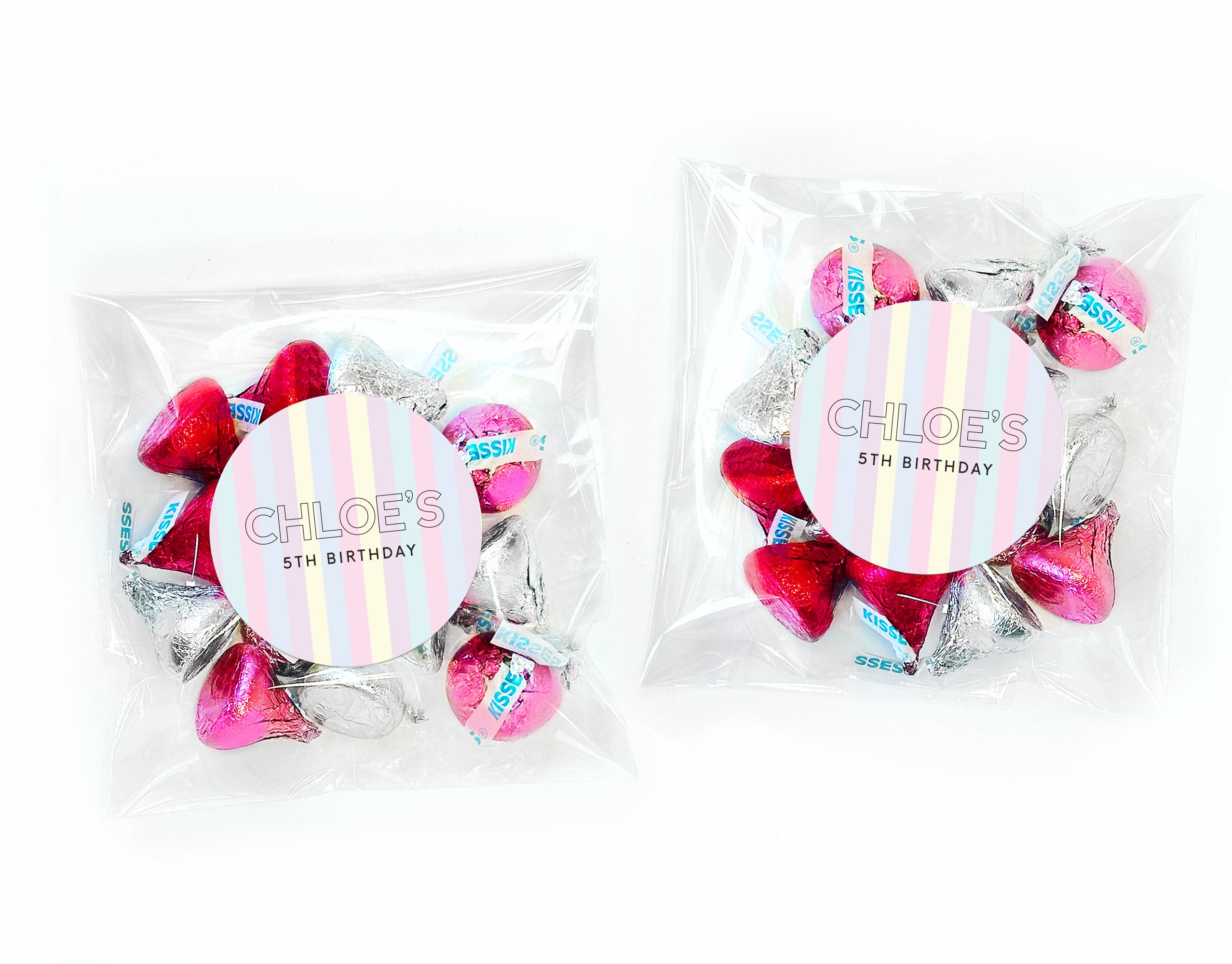 Favor Bags – Pastel Stripes