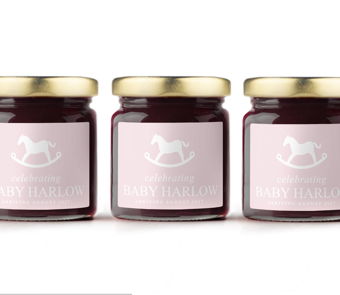 Blueberry Jam - Rocking Horse - Pink
