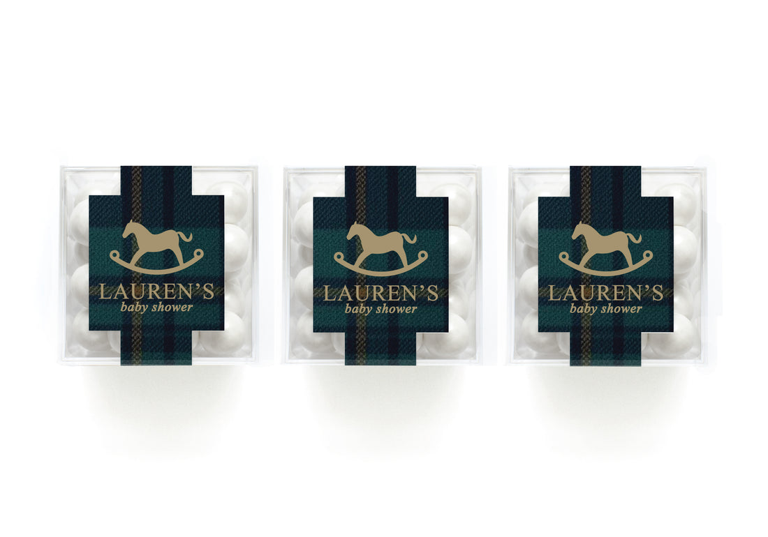 Clear Cubes – Rocking Horse – Plaid