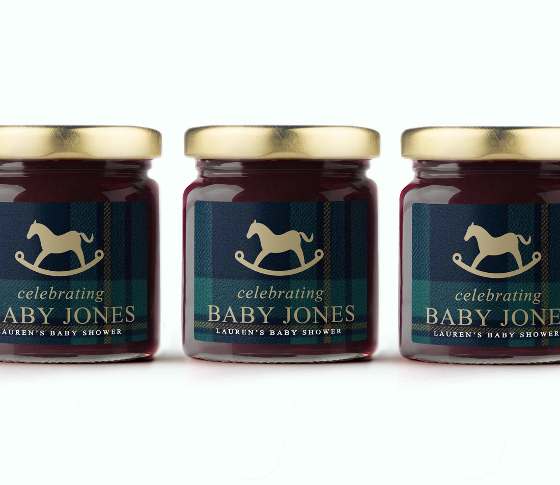 Blueberry Jam - Rocking Horse - Plaid