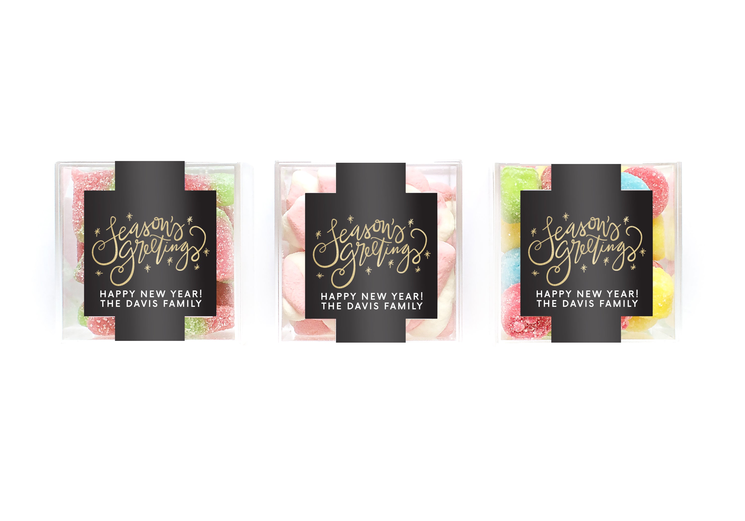 Clear Cubes – Seasons Black