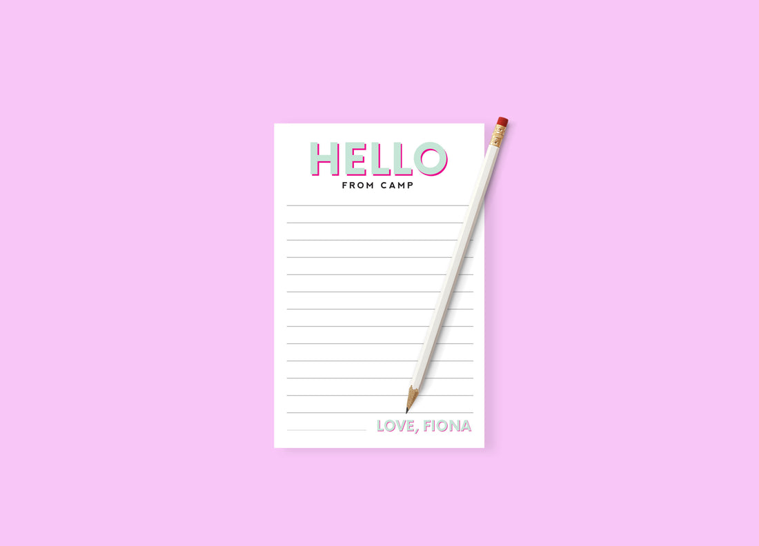 Notepads – Hello From Camp