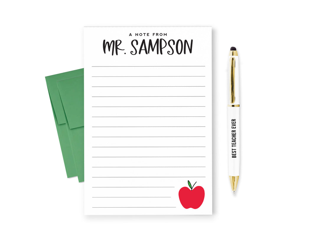 Notepads – Teacher Apple