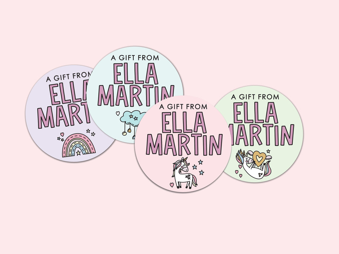 Labels – A Gift From Stickers - Unicorn