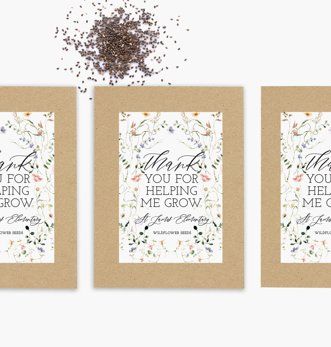 Seed Packets – Helping Me Grow – Floral