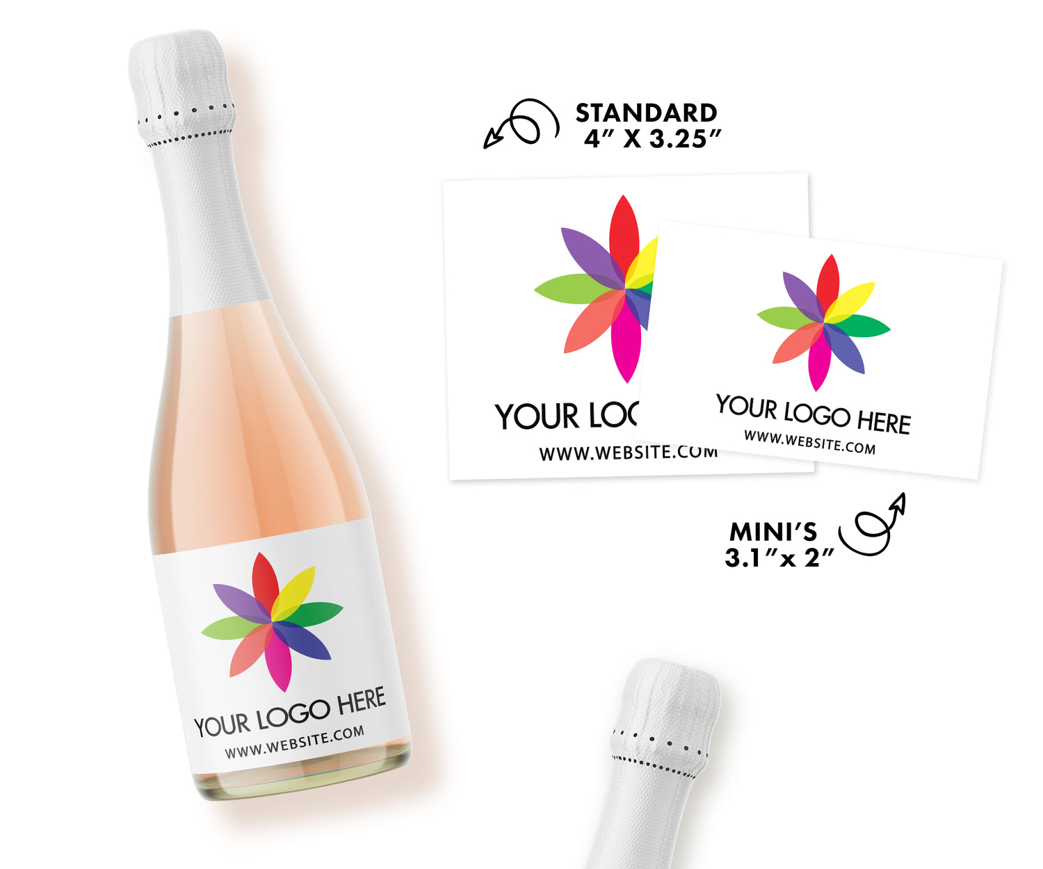 Champagne Labels – Custom Logo