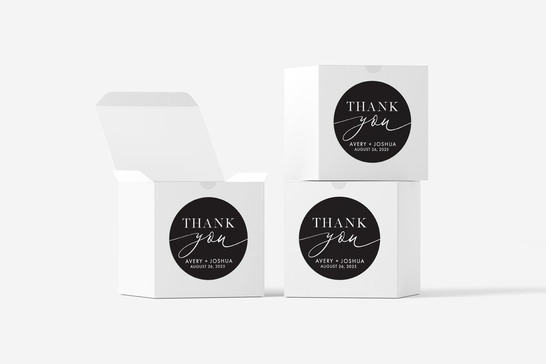 Favor Boxes – Thank You
