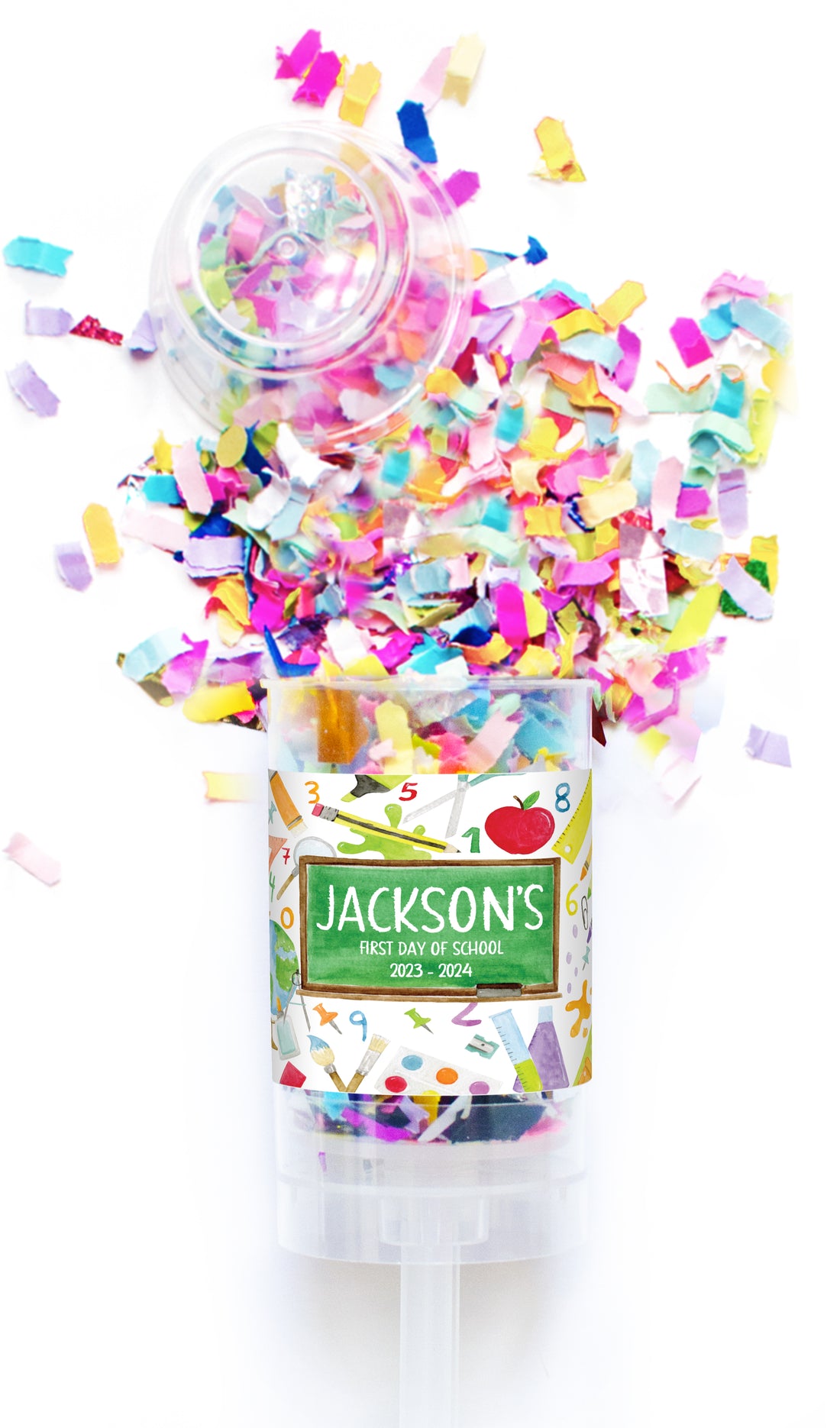 Confetti Poppers – First Day Of School