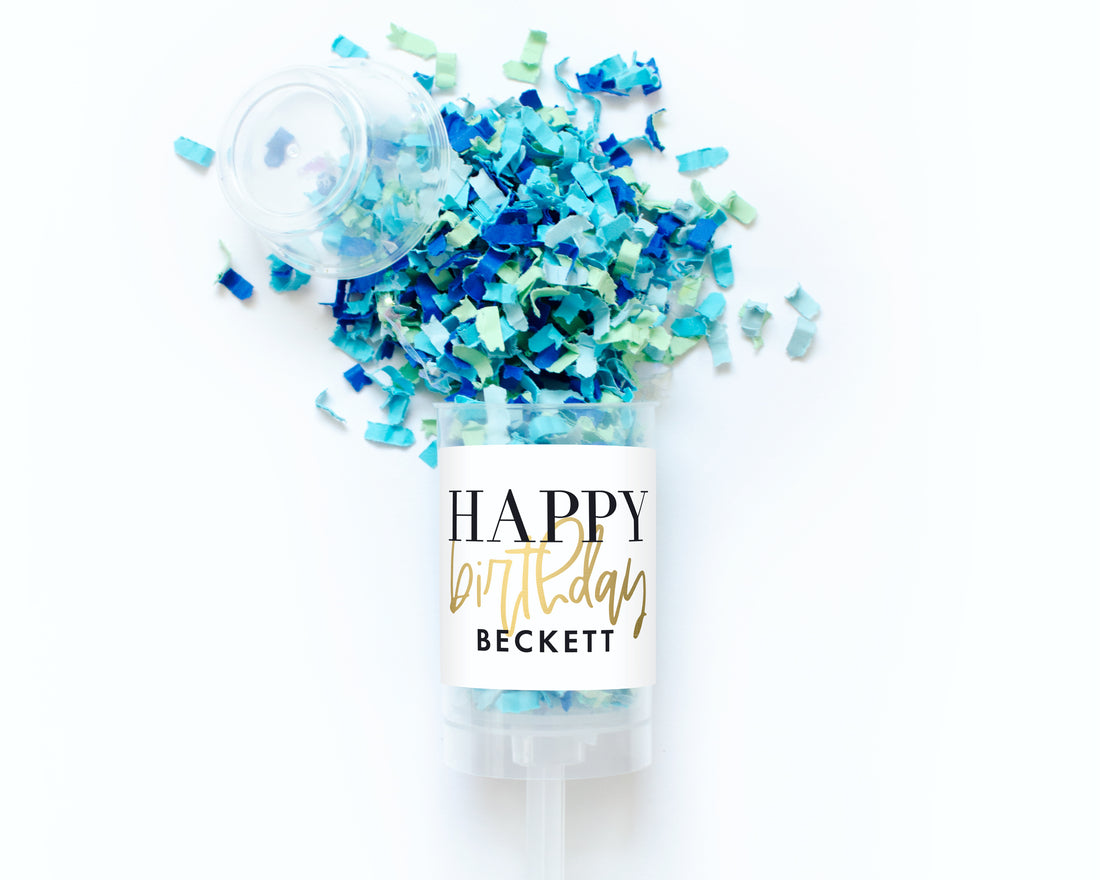 Confetti Poppers – Happy Birthday