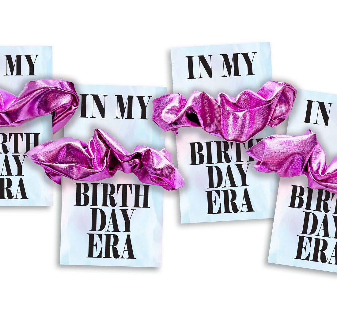 Scrunchies – Birthday Era – Metallic
