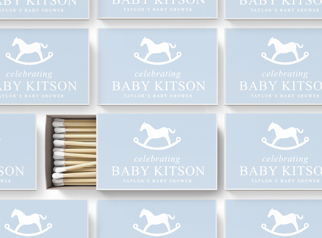 Matches – Rocking Horse – Blue