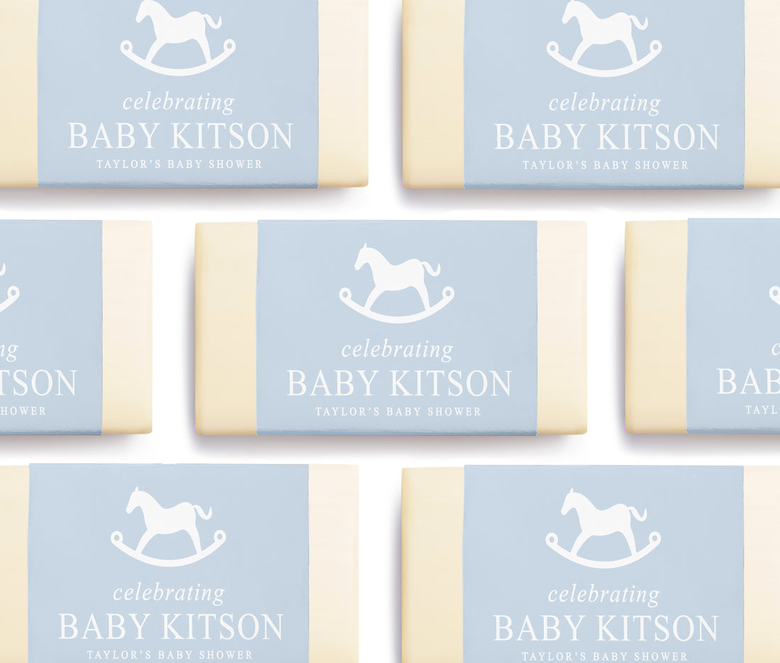 Soap Favor - Rocking Horse - Blue