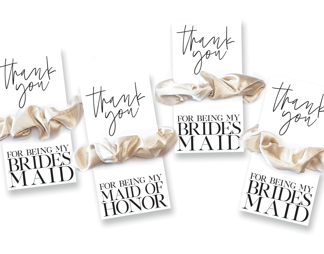 Scrunchies – Thank You Maid Of Honor