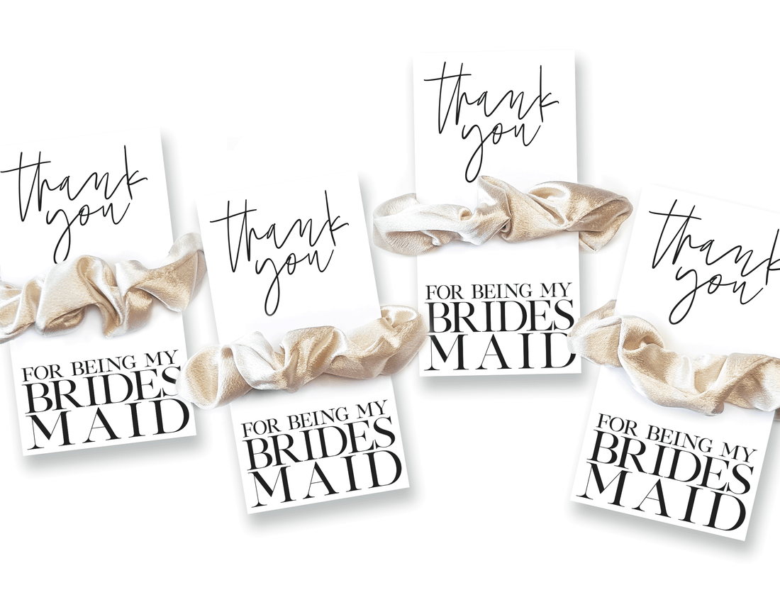 Scrunchies – Thank You Bridesmaid