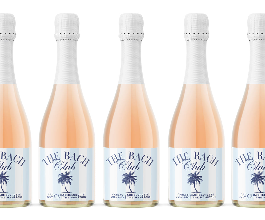 Champagne Labels – Bach Club Blue
