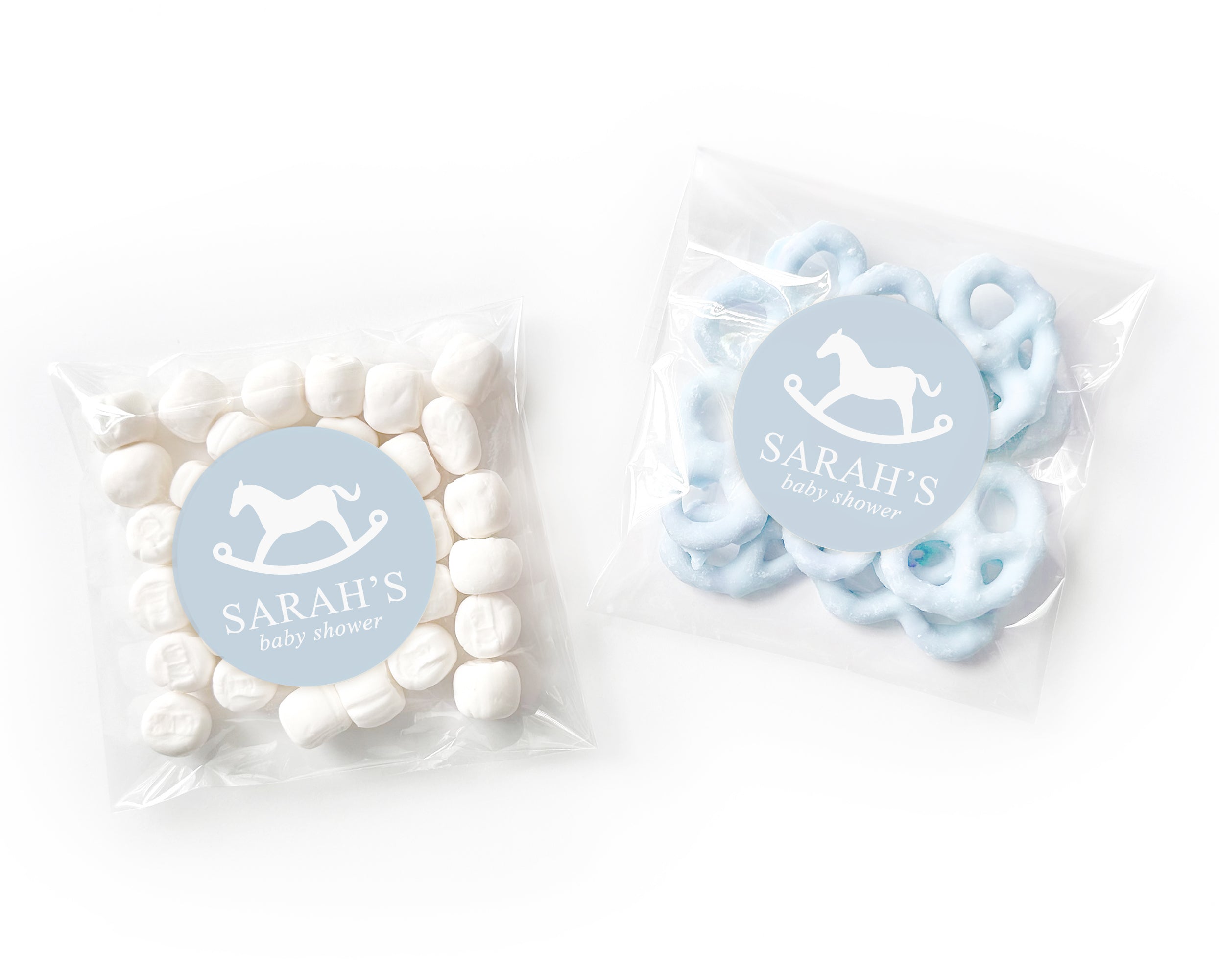 Favor Bags –  Rocking Horse –  Blue