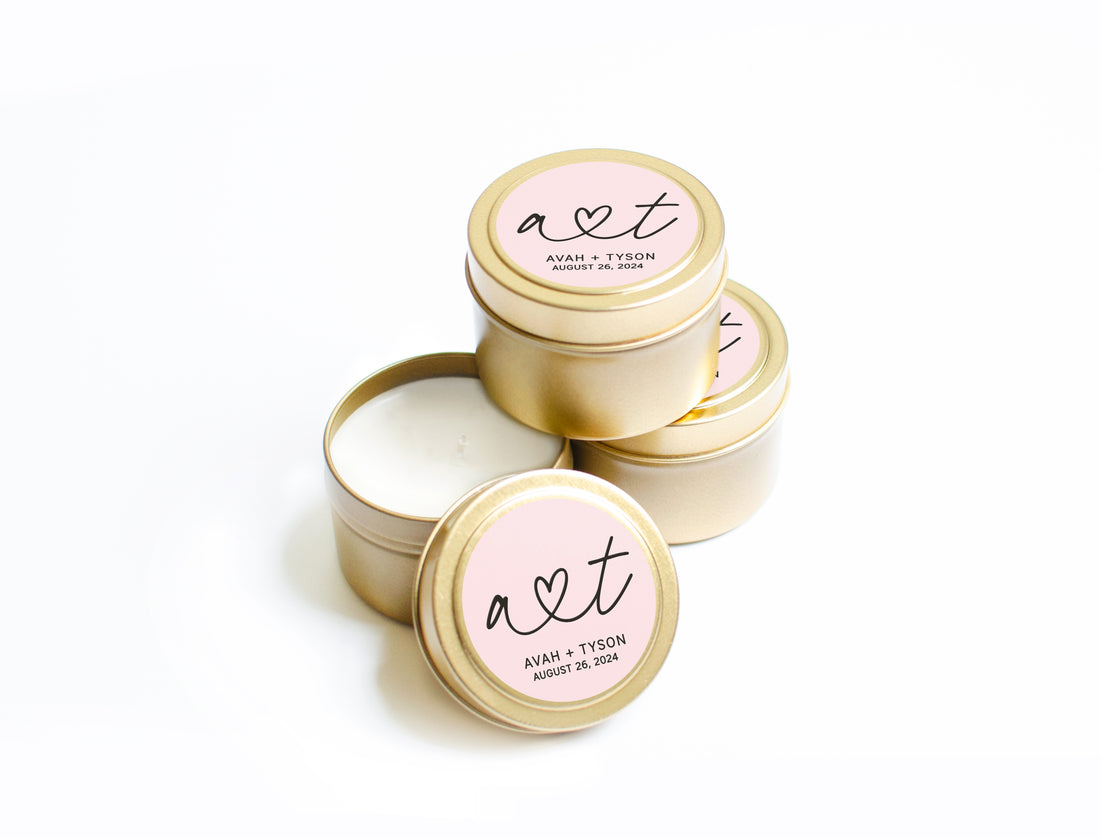 Candles – Heart Initials