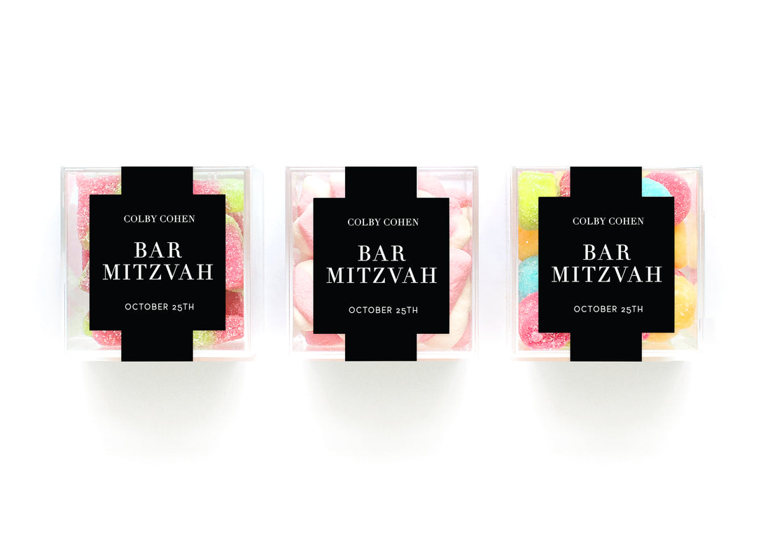 Clear Cubes – Bat/Bar Mitzvah