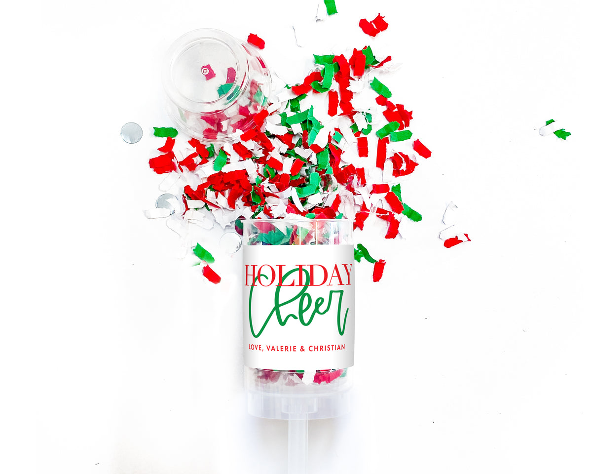Confetti Poppers for Holiday Cheer & Joy – Modern Favors