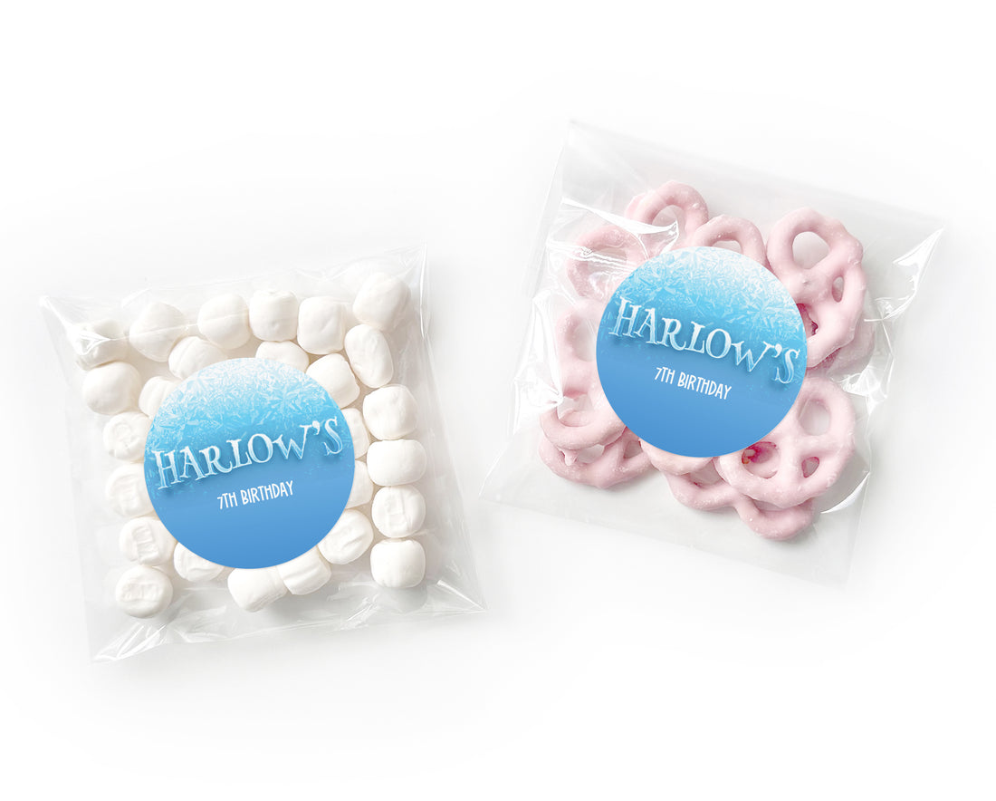Favor Bags – Ice Blue