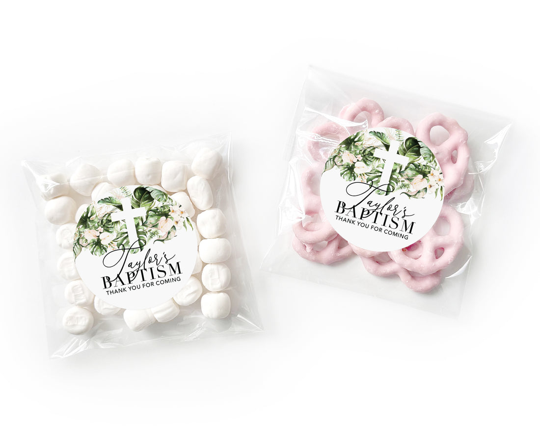 Favor Bags – Baptism Palms
