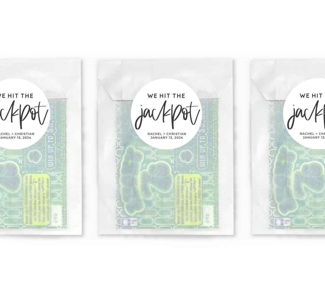 Lottery Envelopes – We Hit The Jackpot