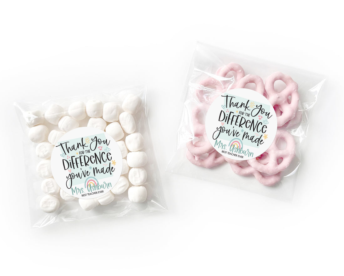 Favor Bags – Best Teacher Difference