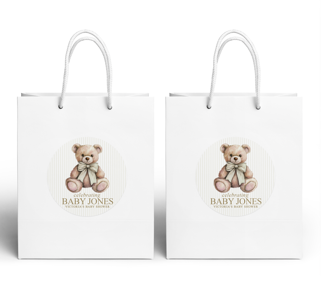 Gift Bag – Beige Bear