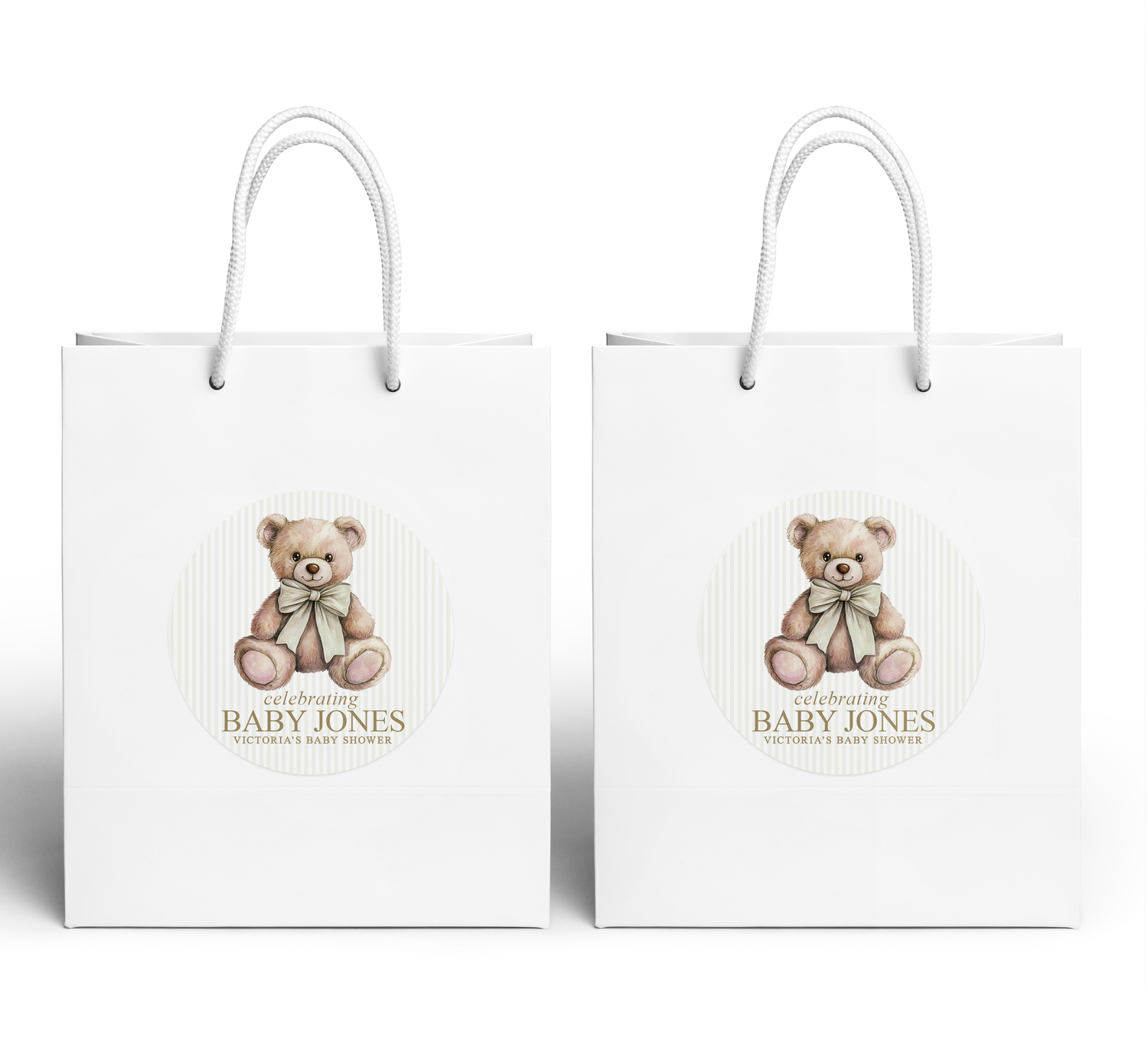 Gift Bag – Beige Bear