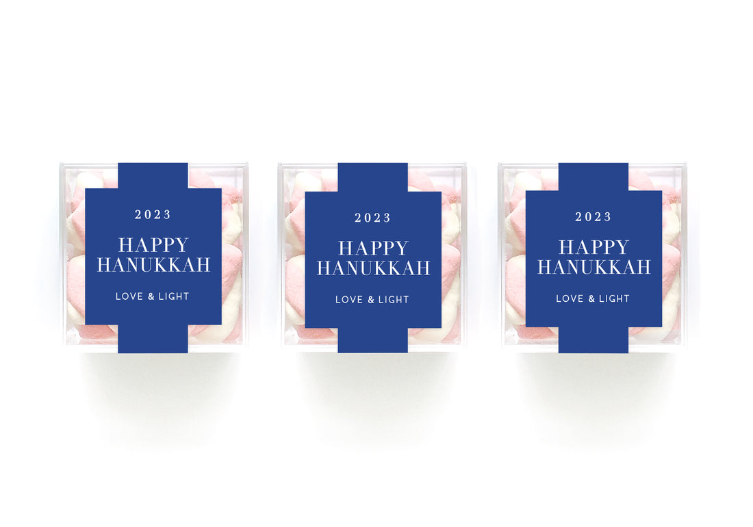 Clear Cubes – Holiday Blue