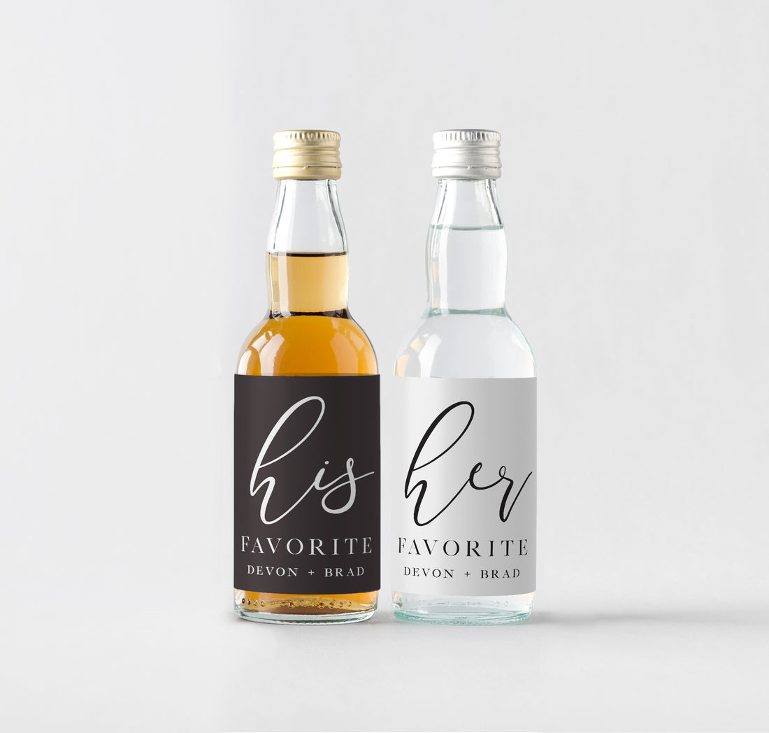 Champagne Labels – His & Her