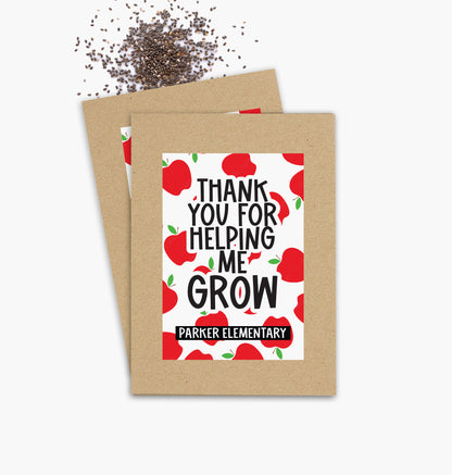 wildflower seed favors Wildflower Seed Thank You Favors - Teacher Appreciation