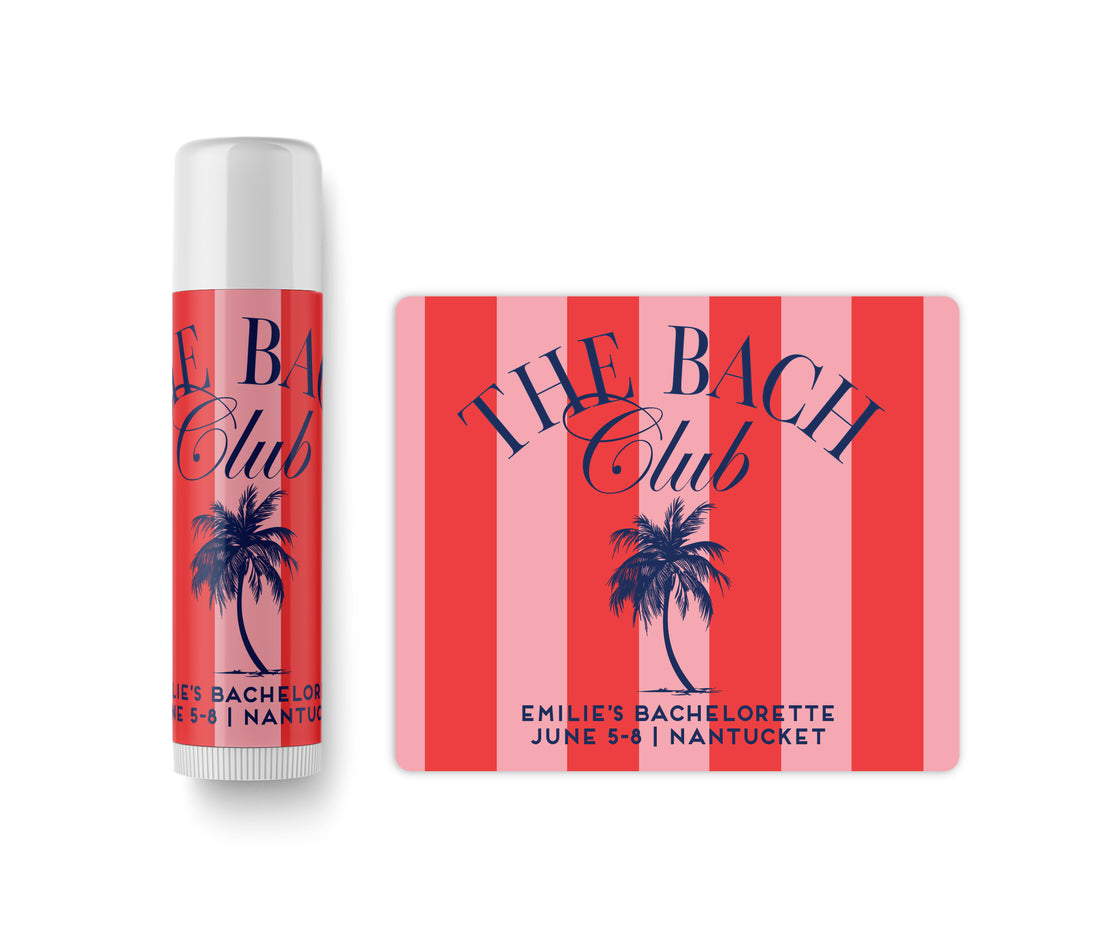 Lip Balm – The Bach Club Palm Pink Red