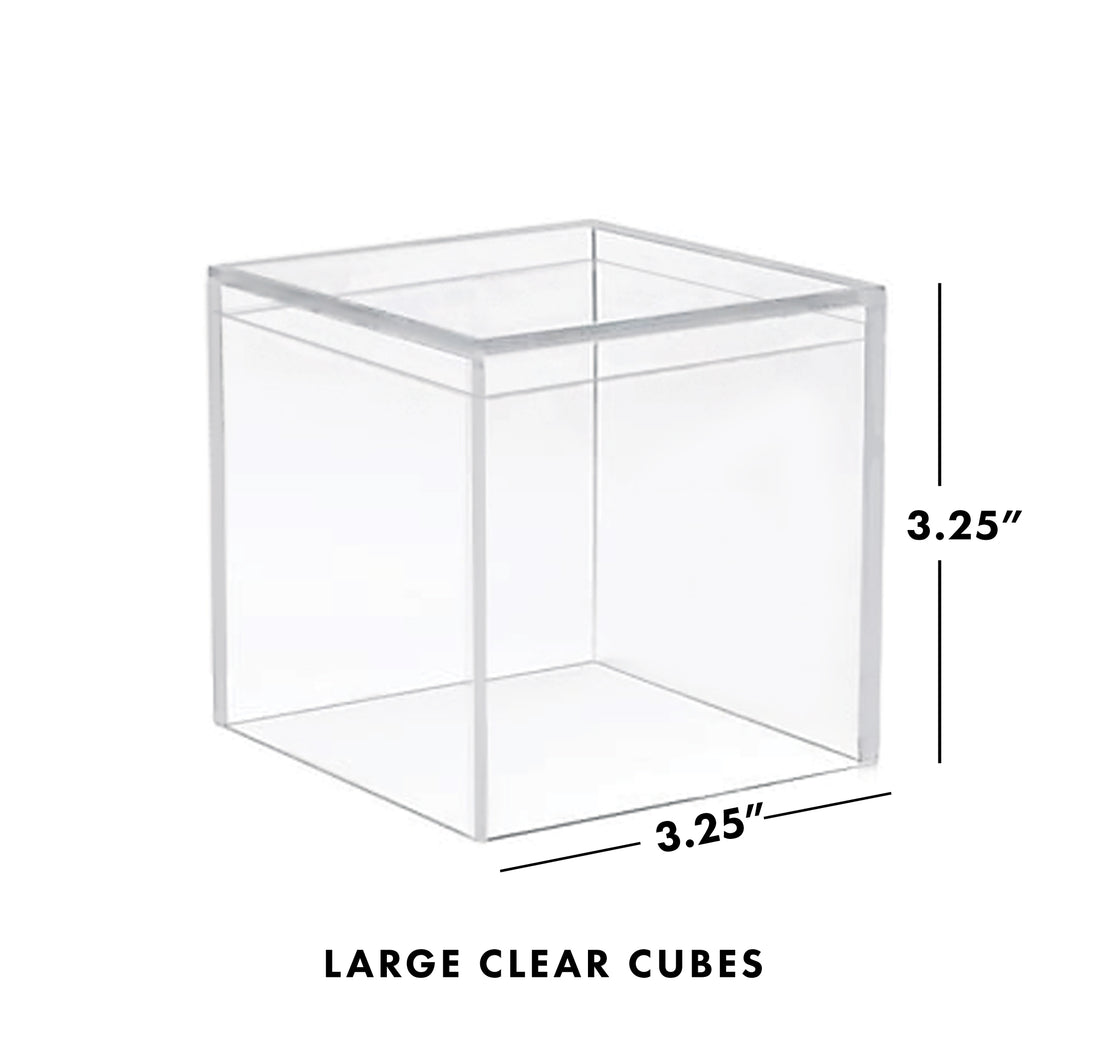Clear Cubes – Large Cube 3.25"
