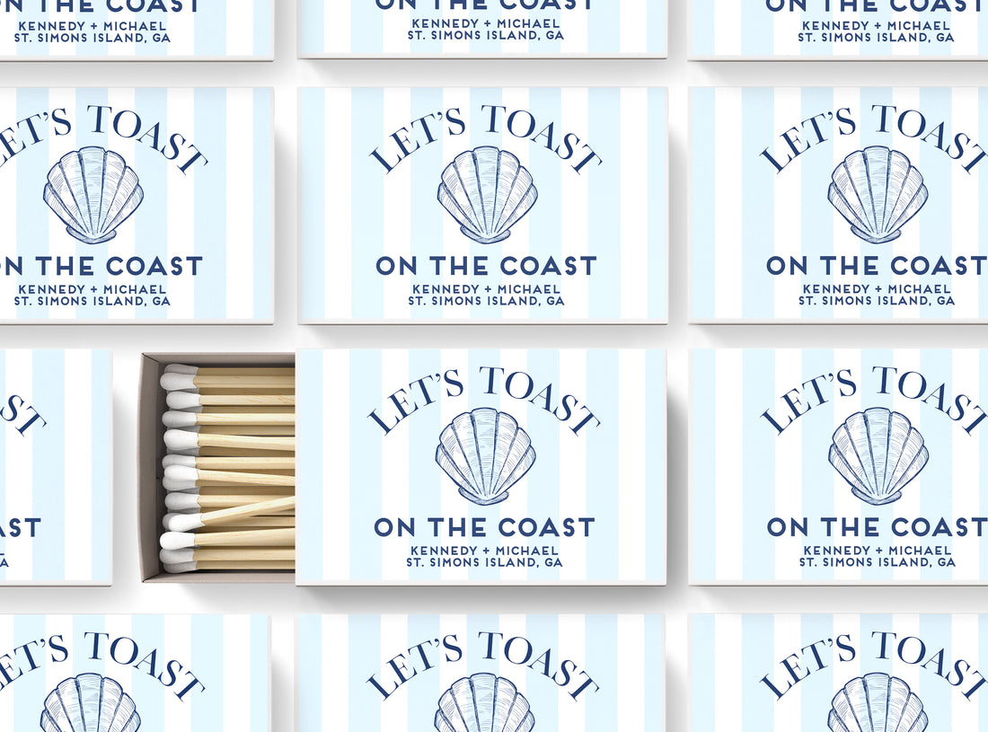 Matches – Toast On The Coast - Seashell