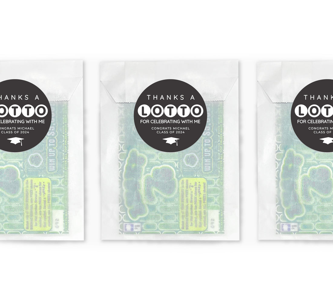 Lottery Envelopes – Thanks A Lotto - Graduation
