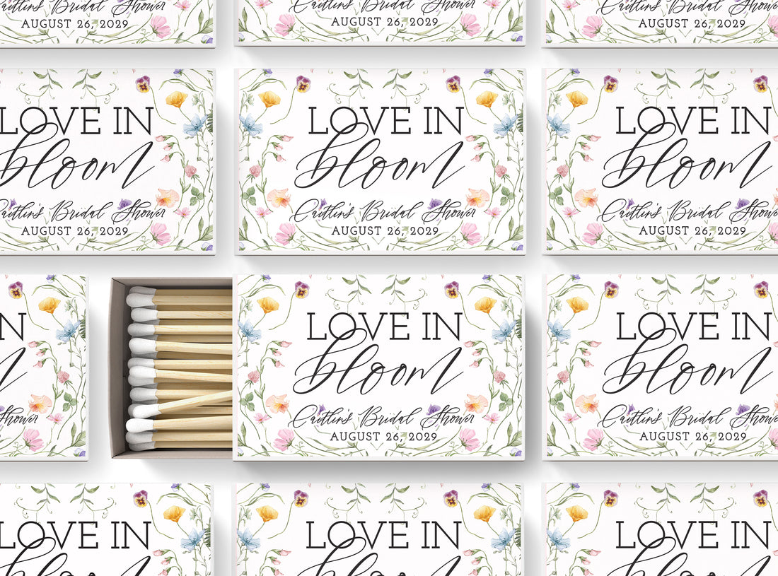 Matches – Thank You – Floral