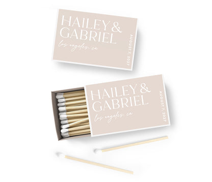 Matches – Wedding Modern