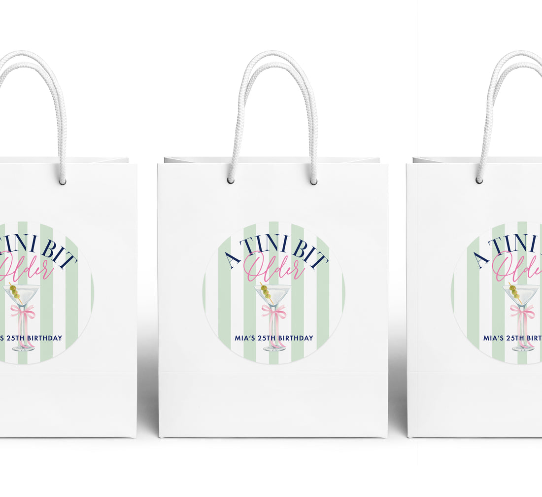 Gift Bag – Tini Bit Older - Martini
