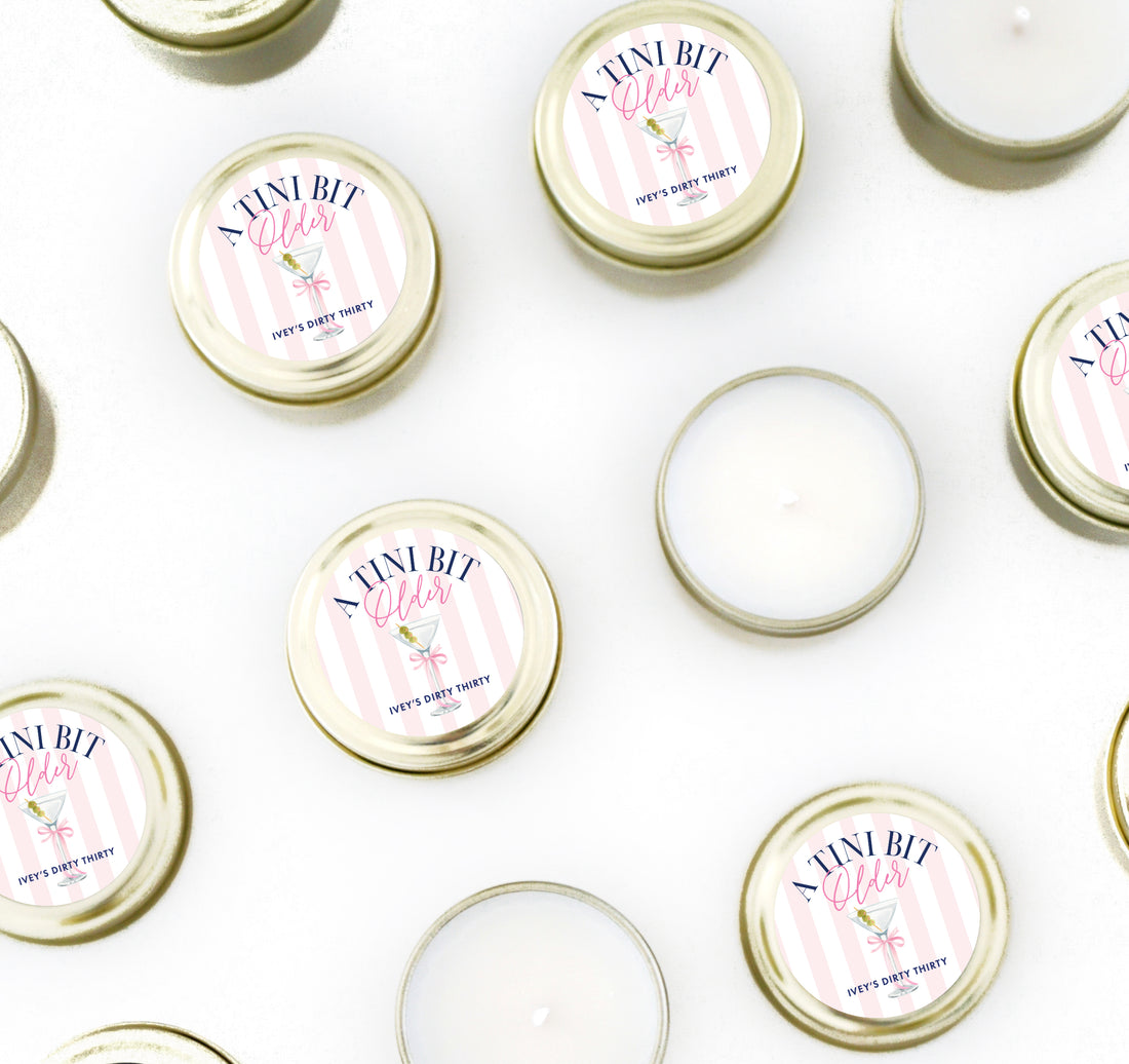 Candles – Tini Bit Older - Martini Pink