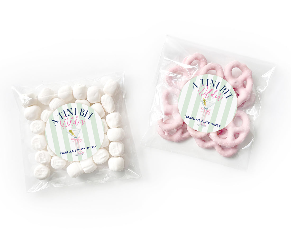 Favor Bags – Tini Bit Older - Martini