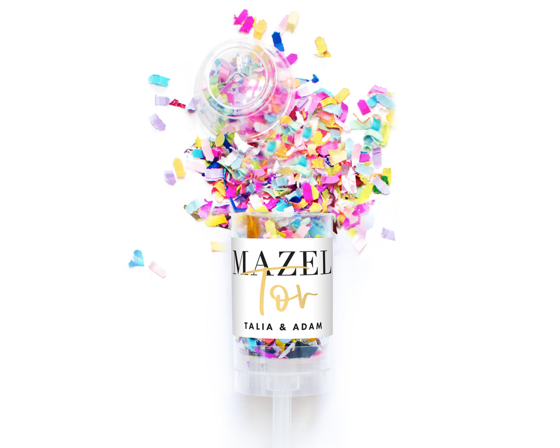 Confetti Poppers – Mazel Tov