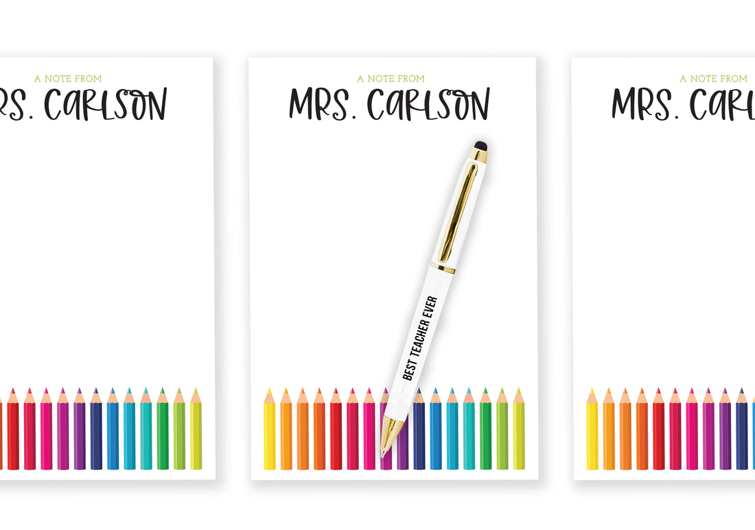 Notepads – Teacher Color Pencils