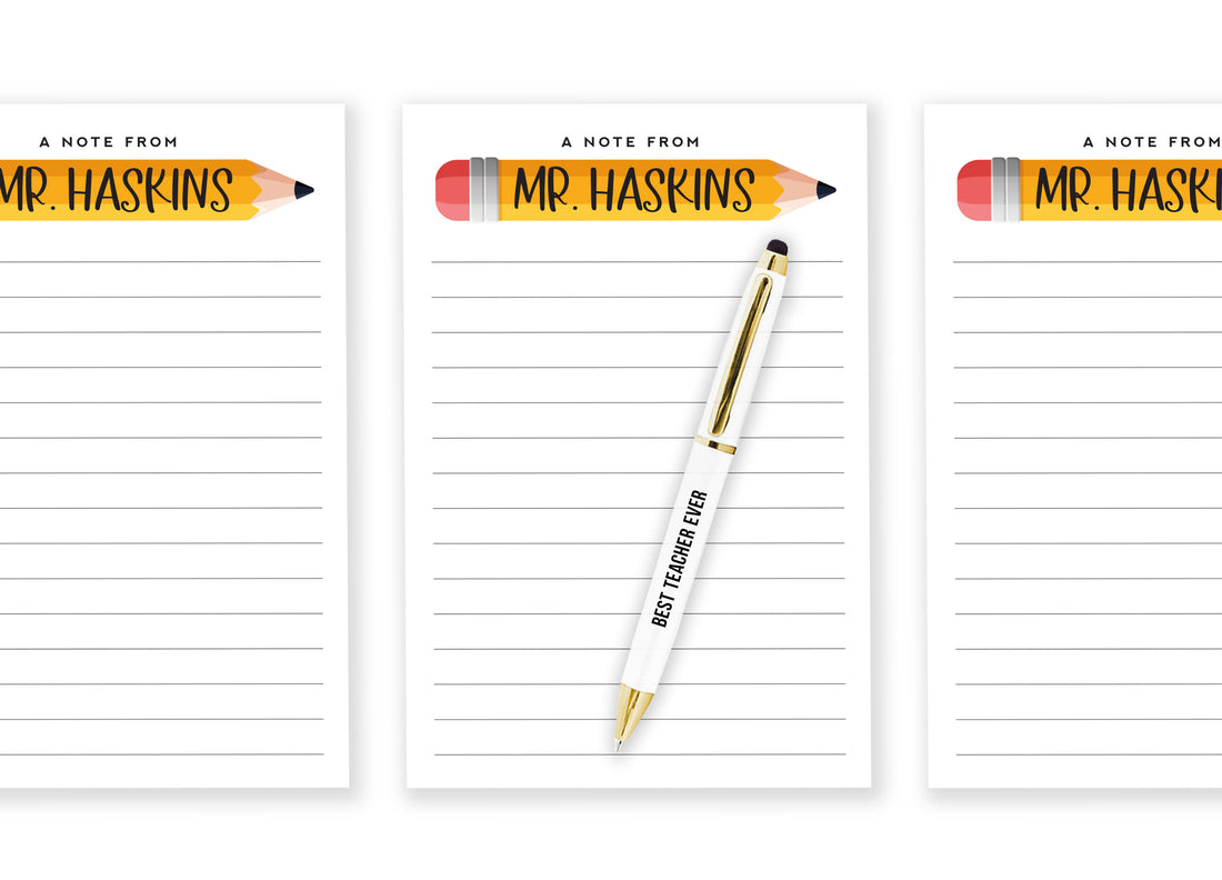 Notepads – Teacher Pencil