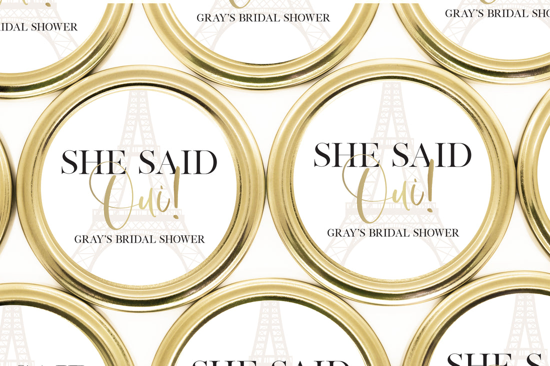 Candles – She Said Oui – Faux Gold