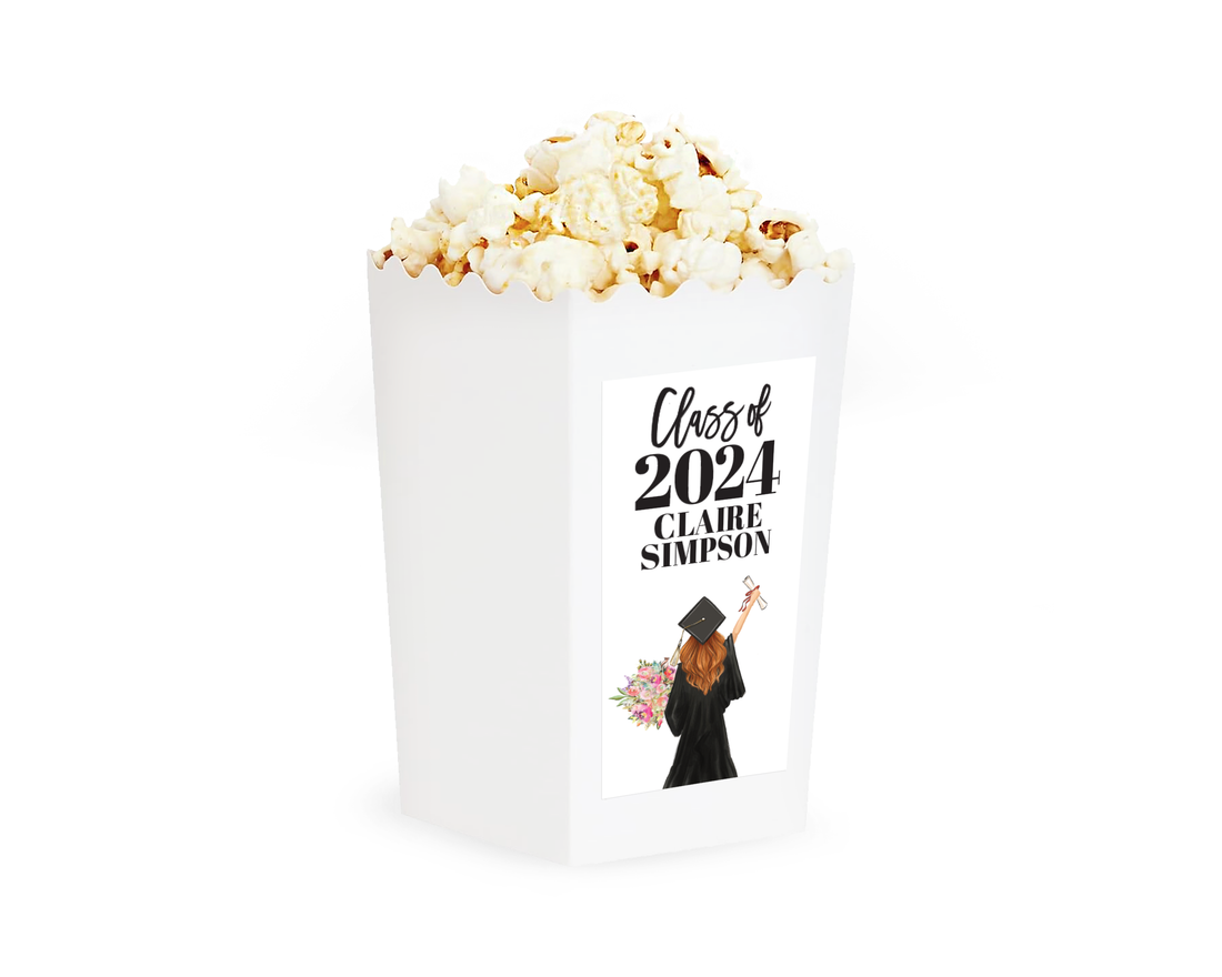 Popcorn Box – Graduation Girl